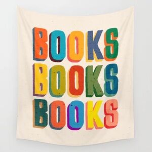 Fun Books Wall Tapestry-Society 6